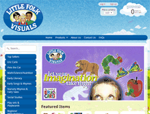 Tablet Screenshot of littlefolkvisuals.com